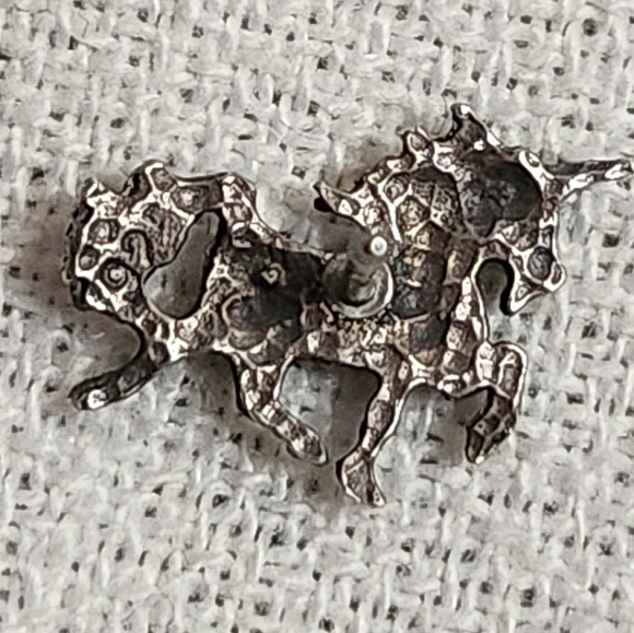 Sterling Silver Unicorn Earrings and Ring Set - Picture 16 of 16